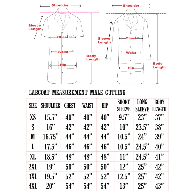 Unisex Polyester Lab Coat (LC004) - Image 2