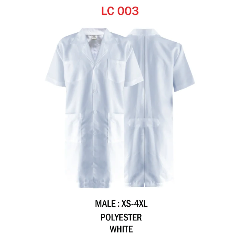 Unisex Polyester Lab Coat (LC004)