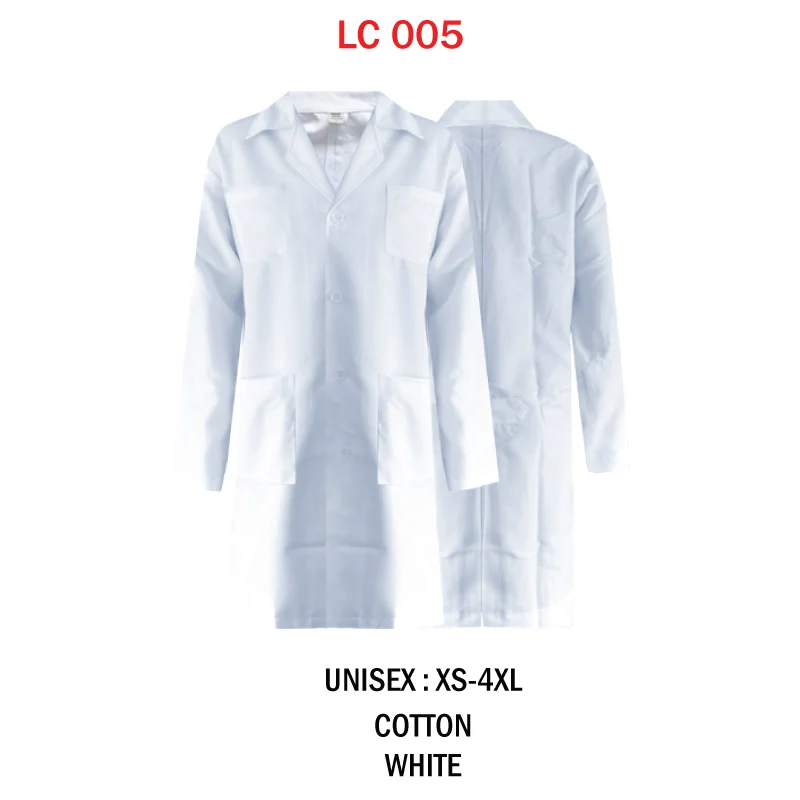 Unisex Cotton Lab Coat (LC005)