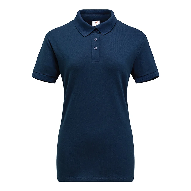 Ladies Cut Cotton Lycra Honeycomb Polo - 220gsm (LF03) - Image 5