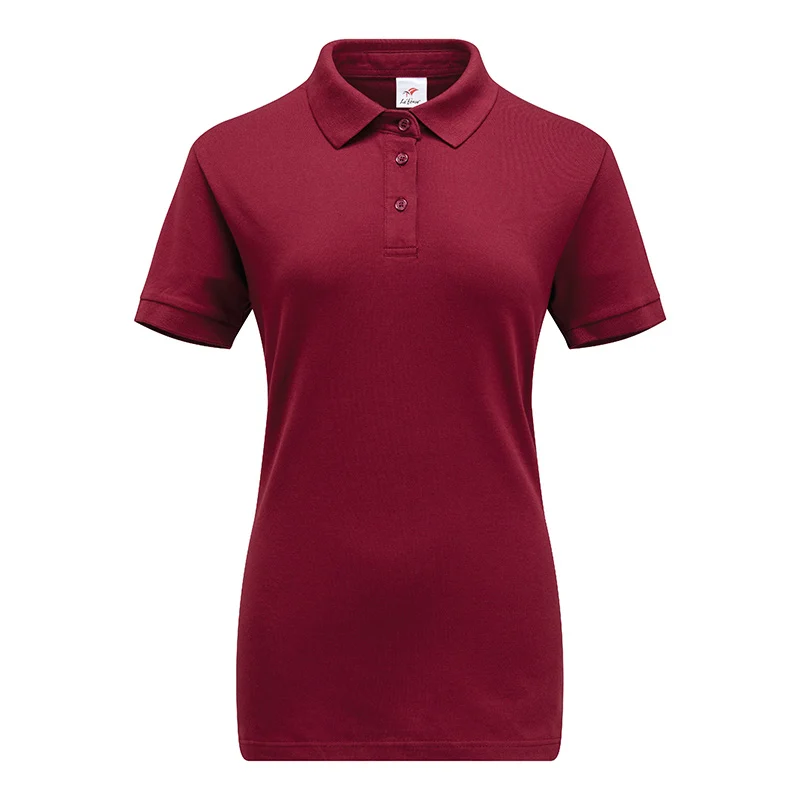 Ladies Cut Cotton Lycra Honeycomb Polo - 220gsm (LF03) - Image 4