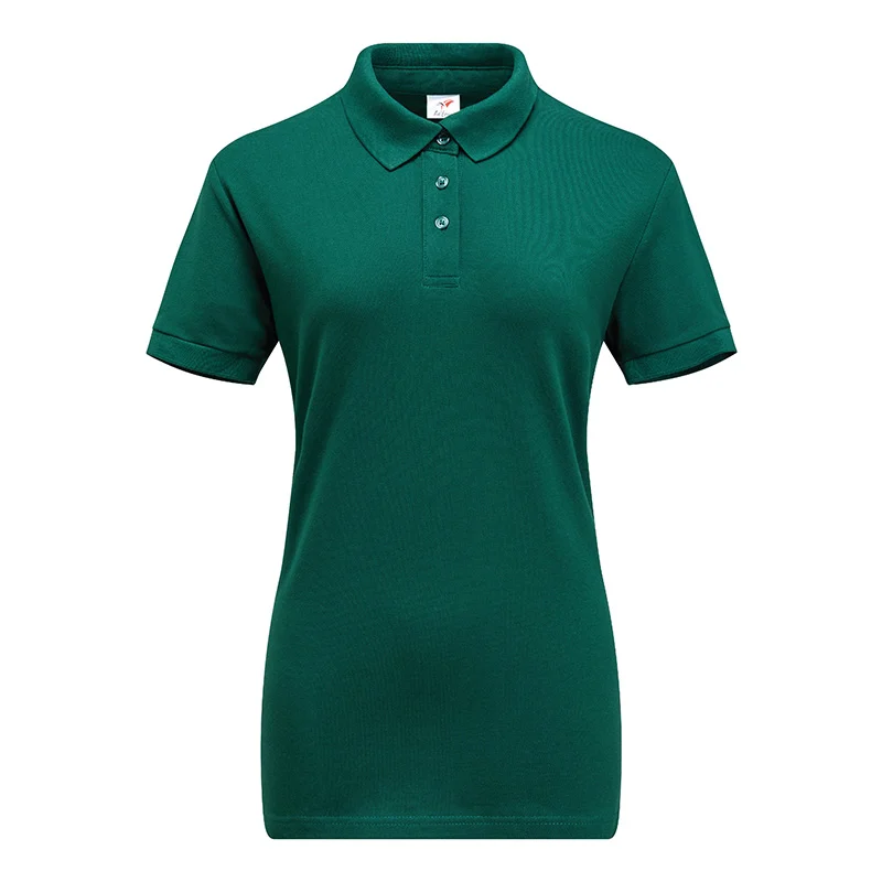 Ladies Cut Cotton Lycra Honeycomb Polo - 220gsm (LF03) - Image 3