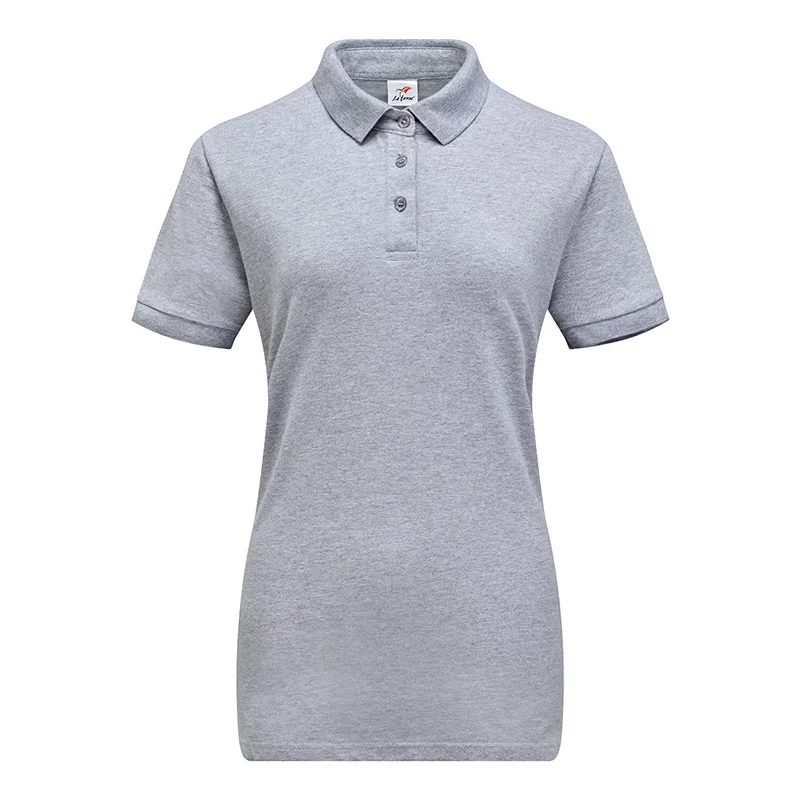 Ladies Cut Cotton Lycra Honeycomb Polo - 220gsm (LF03) - Image 2