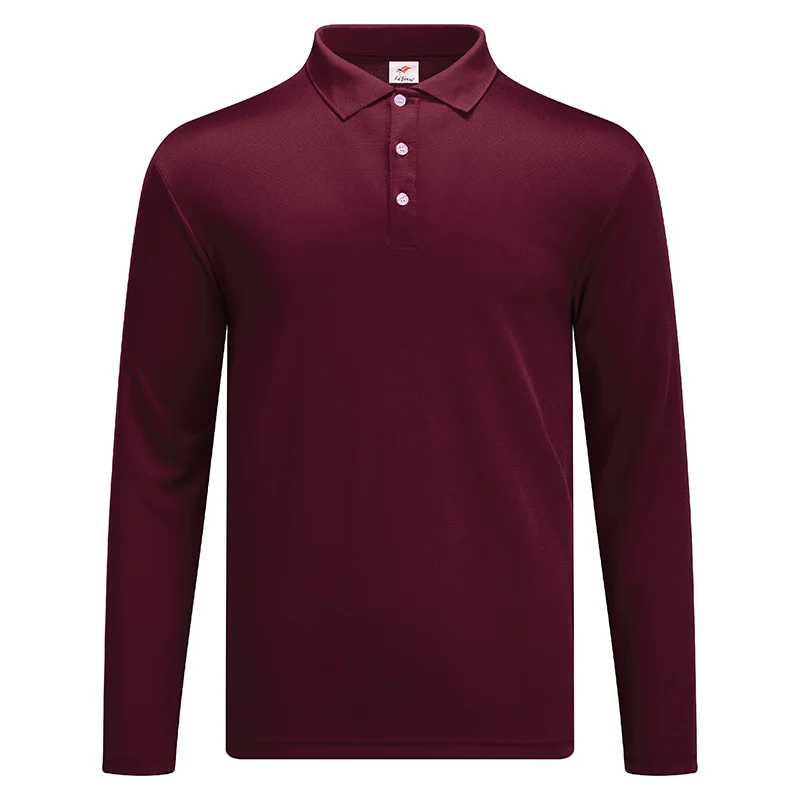 Microfiber Polo - Long Sleeve 160gsm Mini Eyelet (M24) - Image 5