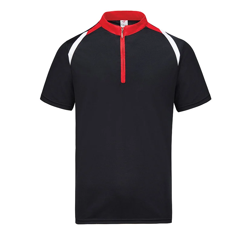 Microfiber Mock Neck with Zip Polo – 160gsm Mini Eyelet (M34) - Image 6