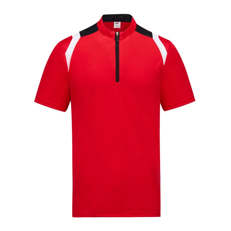 Microfiber Mock Neck with Zip Polo – 160gsm Mini Eyelet (M34) - Image 5