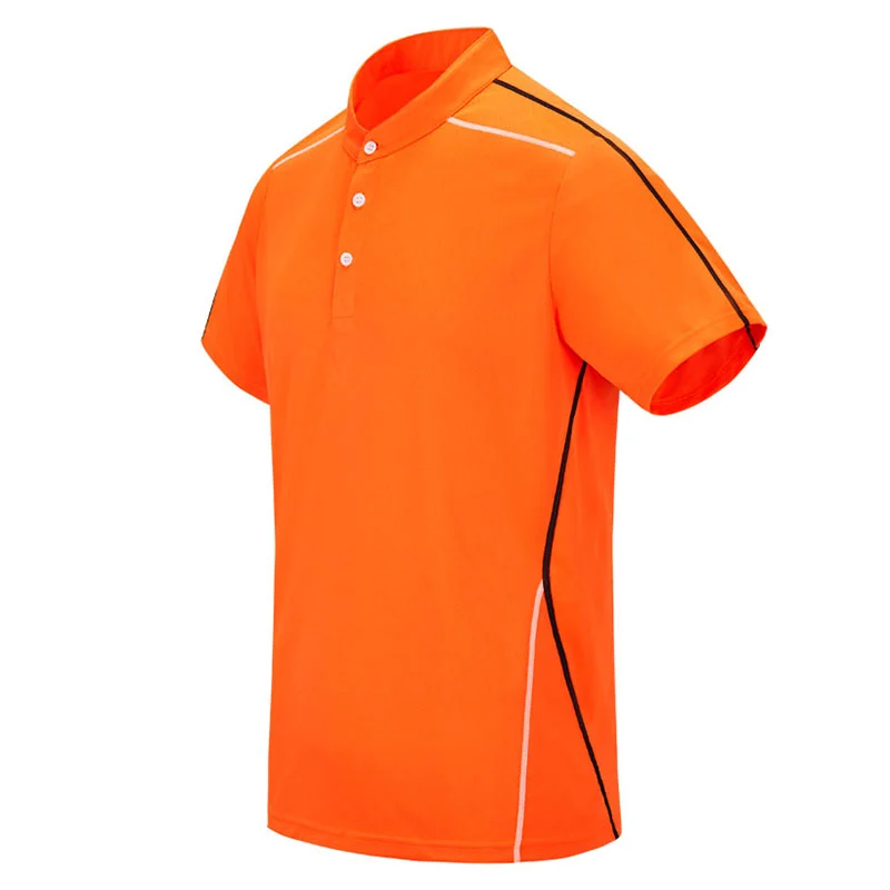 Microfiber Mandarin Collar Polo – 160gsm Mini Eyelet (M42) - Image 4
