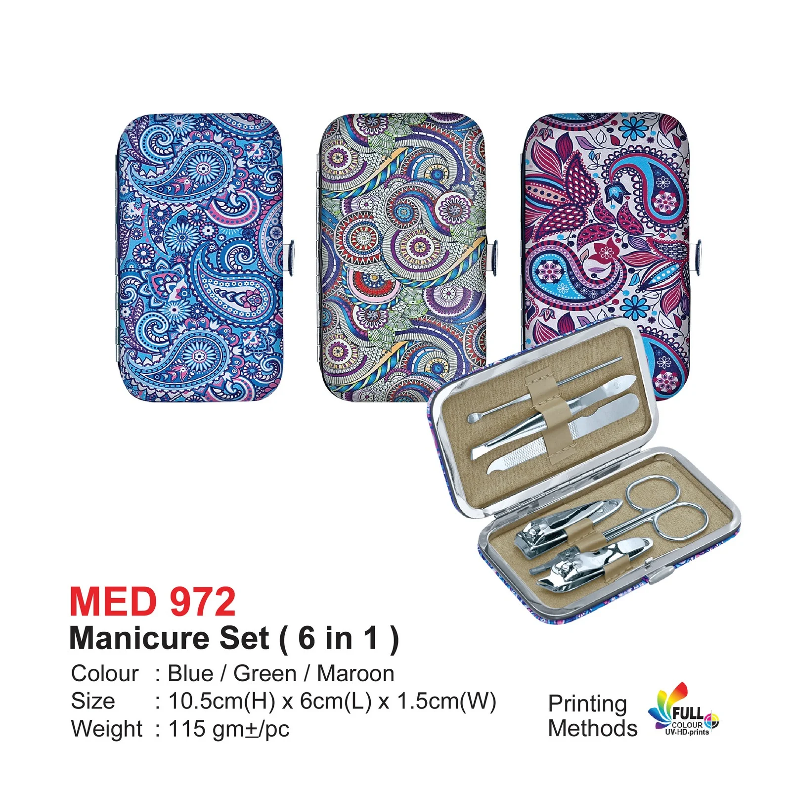 Manicure Set - 6 in 1 (MED972)