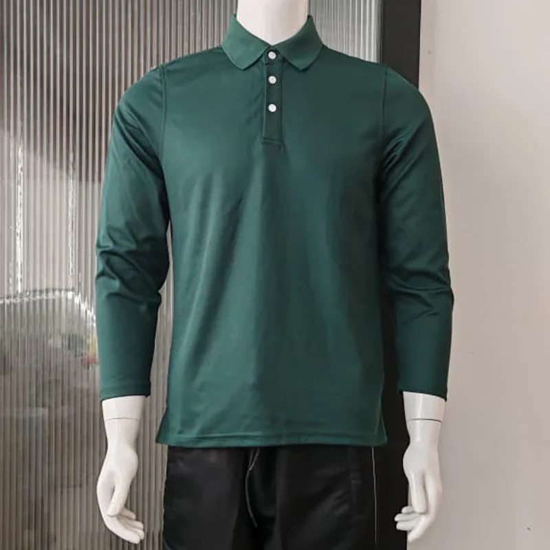 LUXEBLEND Hybrid Long Sleeve Polo - 215gsm (MH03)