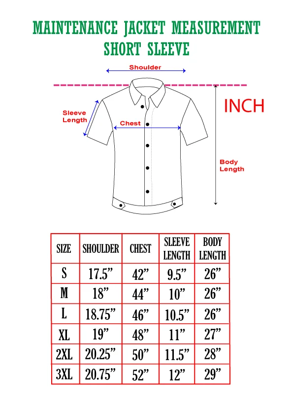 Short Sleeve Worker Jacket (MTN018) - Image 2