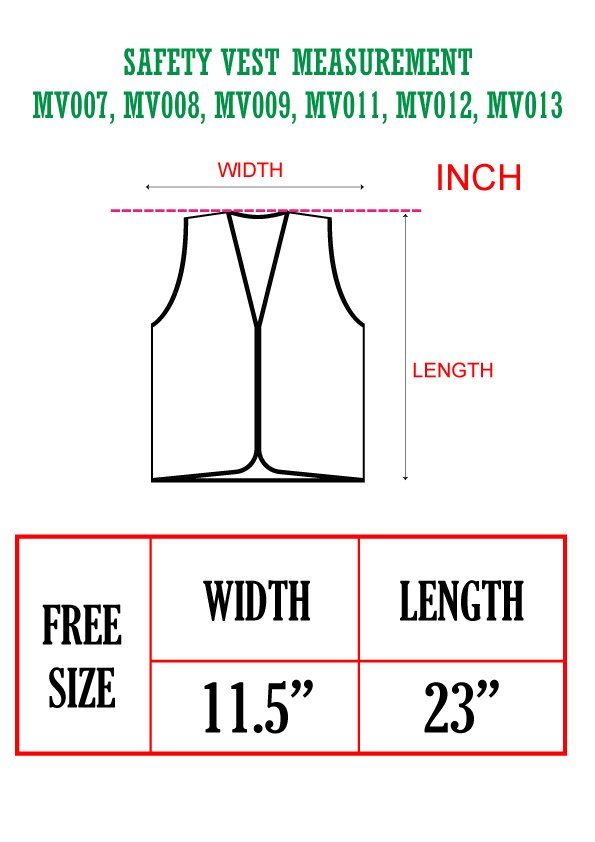 Safety Vest with Netting (MV013) - Image 2