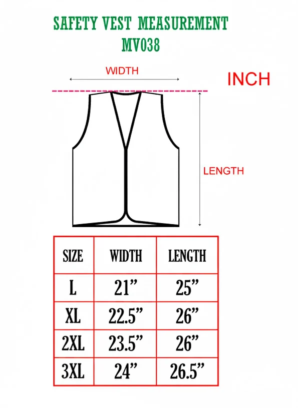 Safety Vest with Collar (MV038) - Image 2