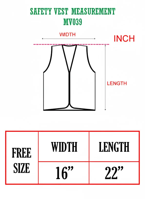 Safety Vest with Netting (MV039) - Image 2
