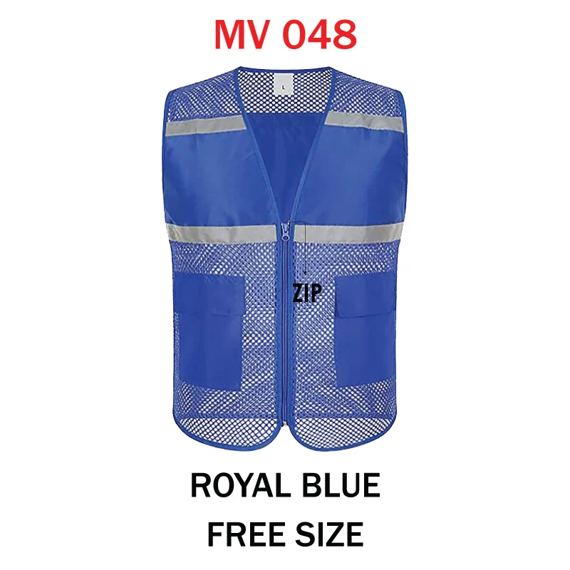 Safety Vest with Netting & Pocket (MV046) - Image 5