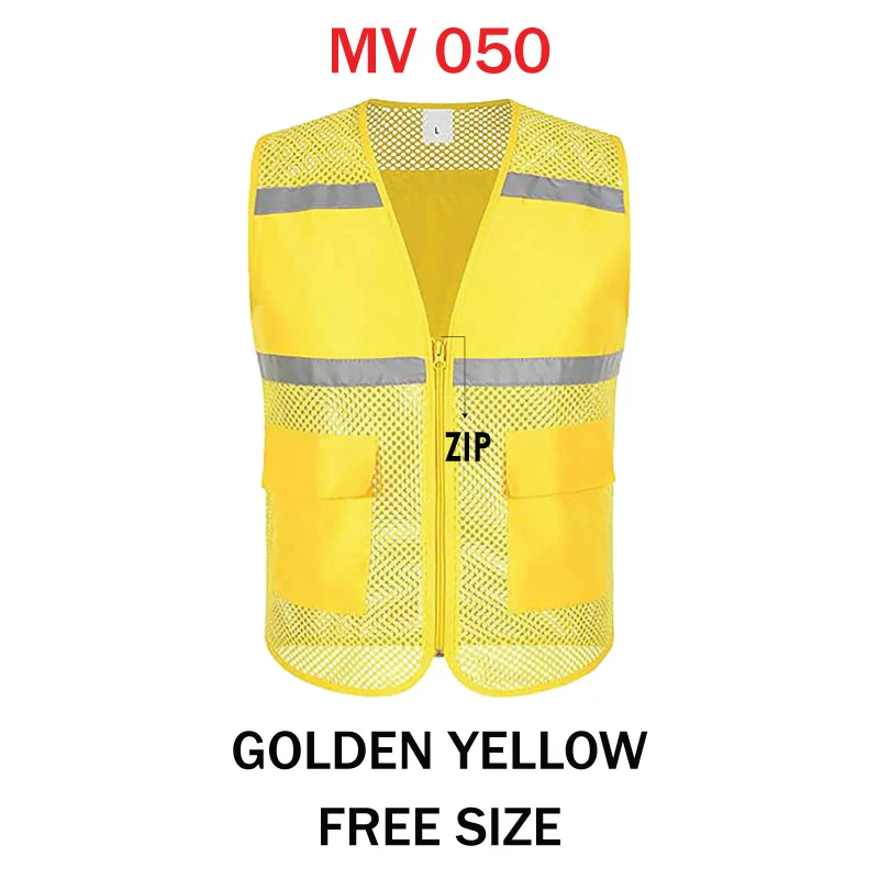 Safety Vest with Netting & Pocket (MV046) - Image 3