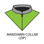 Mandarin Collar (Zip)