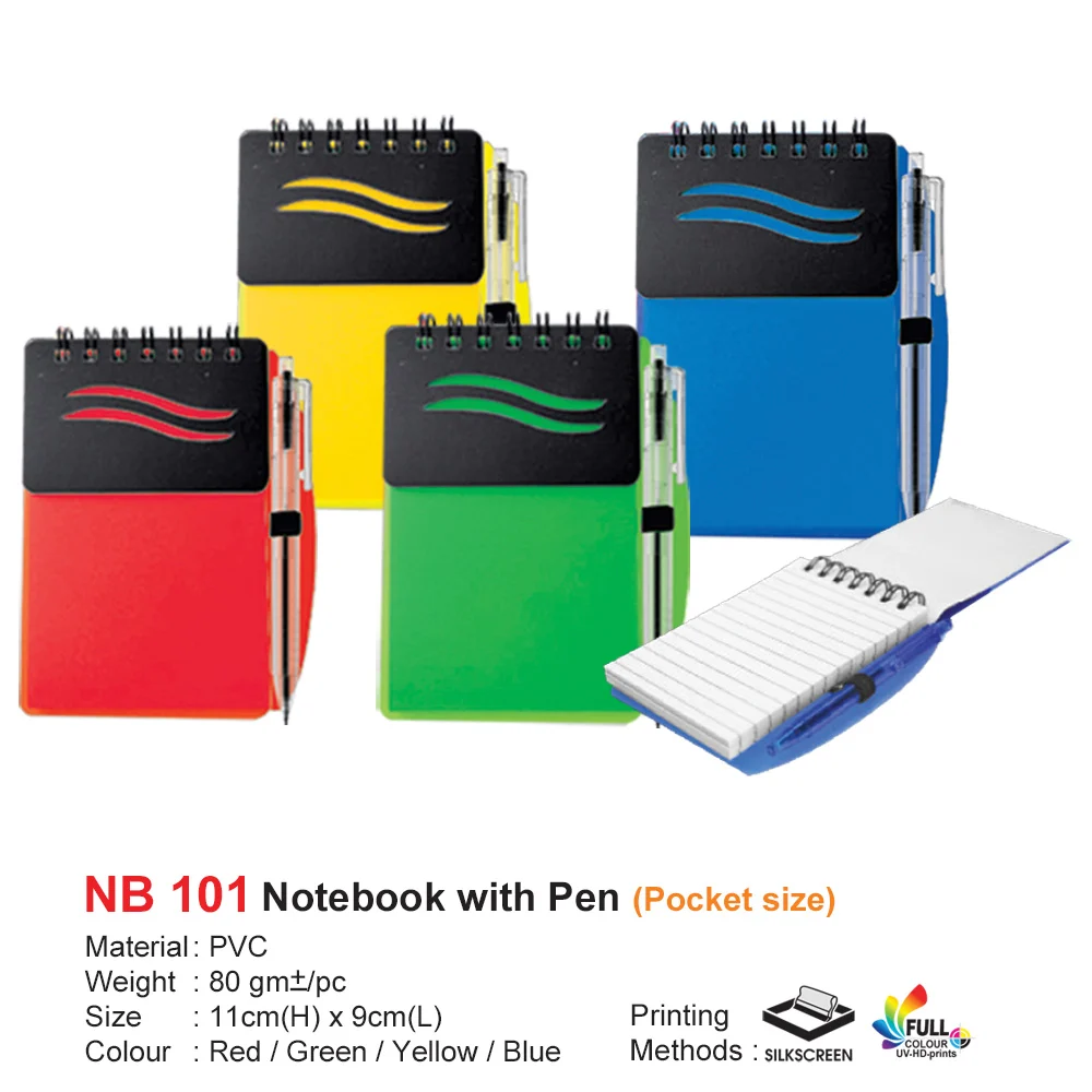 Pocket Notebook with Pen (NB101)