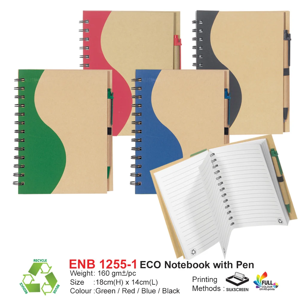 Eco Notebook with Pen (ENB1255-1)