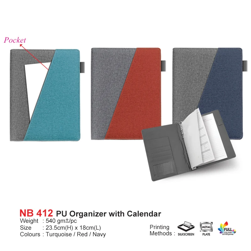 PU Organizer with Calender (NB412)