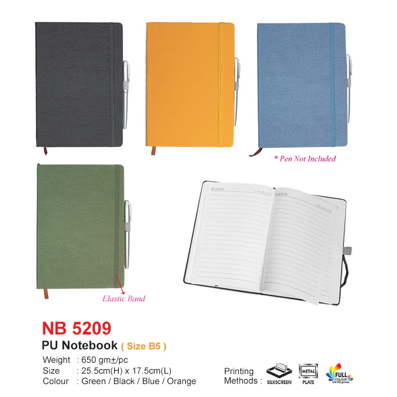 PU Notebook (NB5209) - Size B5