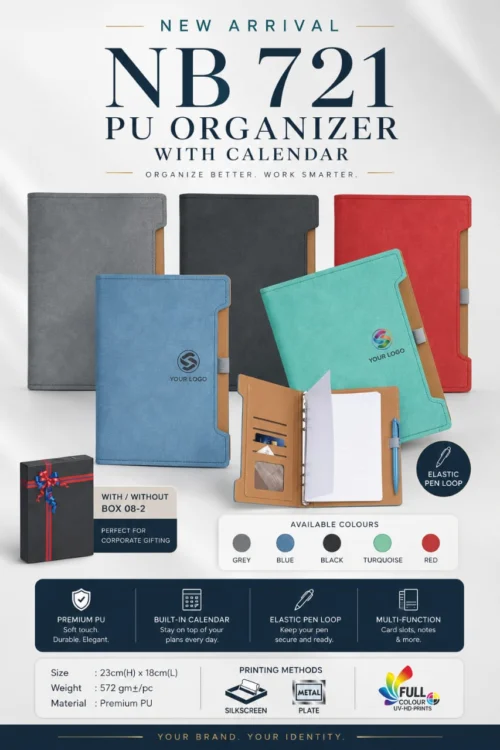PU Organizer with Calender (NB721)