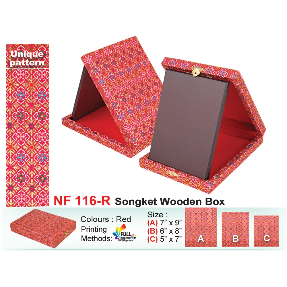 Songket Wooden Box (NF116) - Image 2