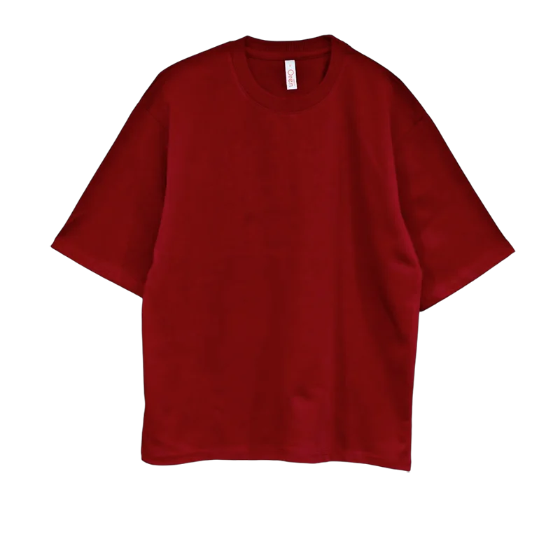 Premium Oversized Cotton Tee - 260gsm (OT02) - Image 8