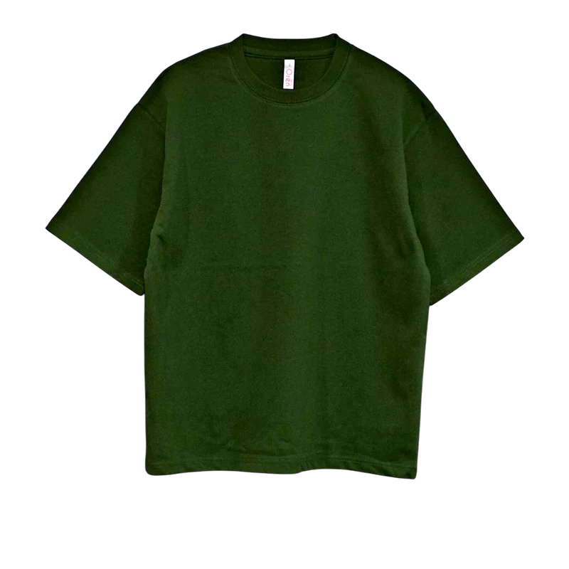 Premium Oversized Cotton Tee - 260gsm (OT02) - Image 4