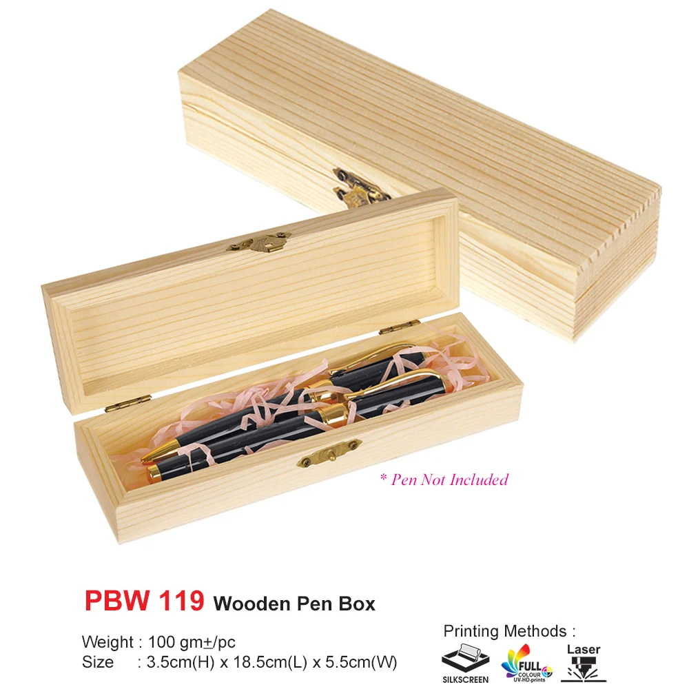 Wooden Pen Box (PBW119)