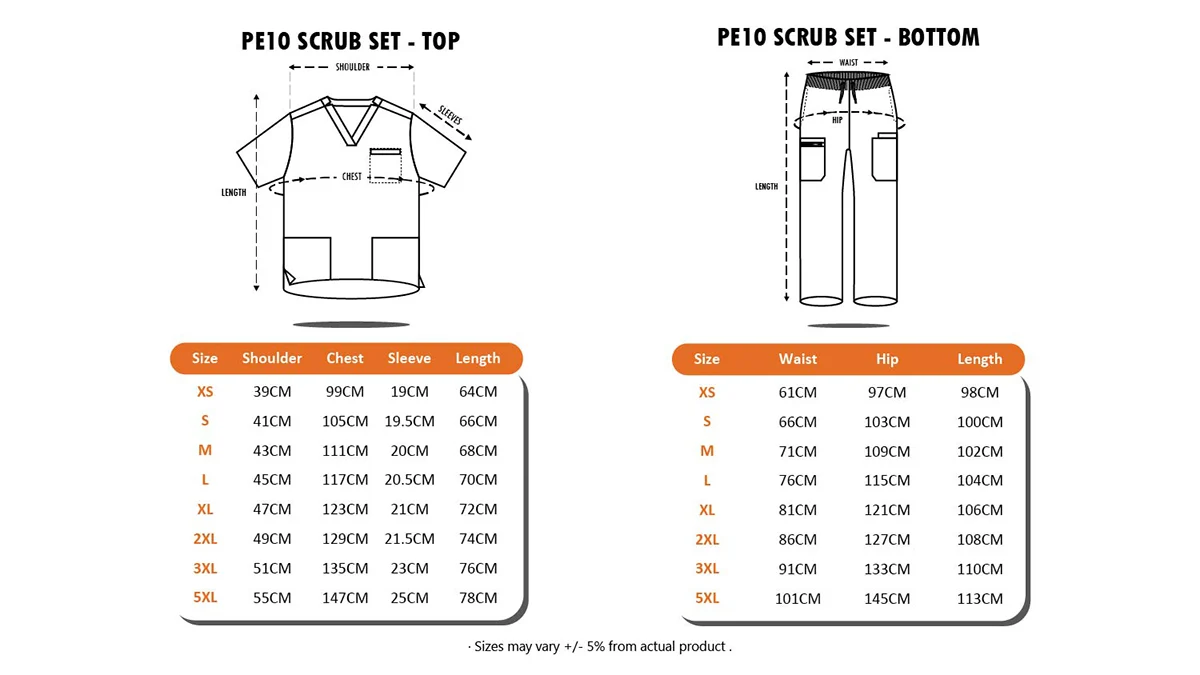 Unisex Scrub Set (PE10) - Image 2