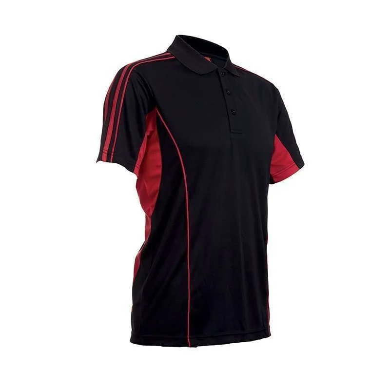 Cut & Sew Microfiber Polo - 140gsm (QD33) - Image 3