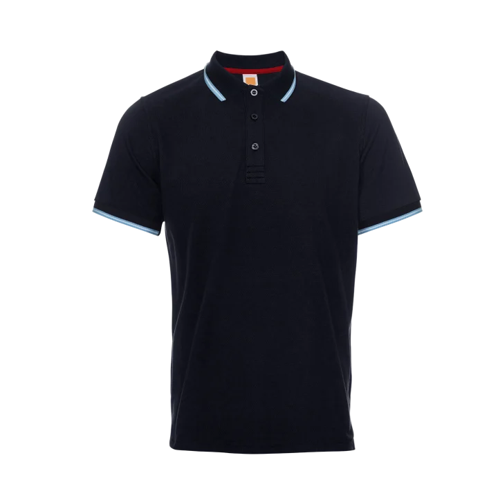 Tipped Collar & Cuff Cotton Microfiber Polo - 200gsm (QD53) - Image 2