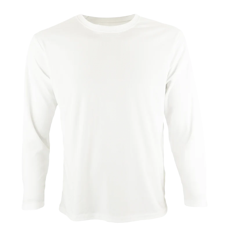 Long Sleeve Quick Dry T-shirt - 160gsm Eyelet (QD54) - Image 58