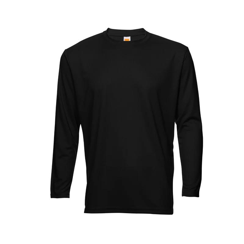 Long Sleeve Quick Dry T-shirt - 160gsm Eyelet (QD54) - Image 56