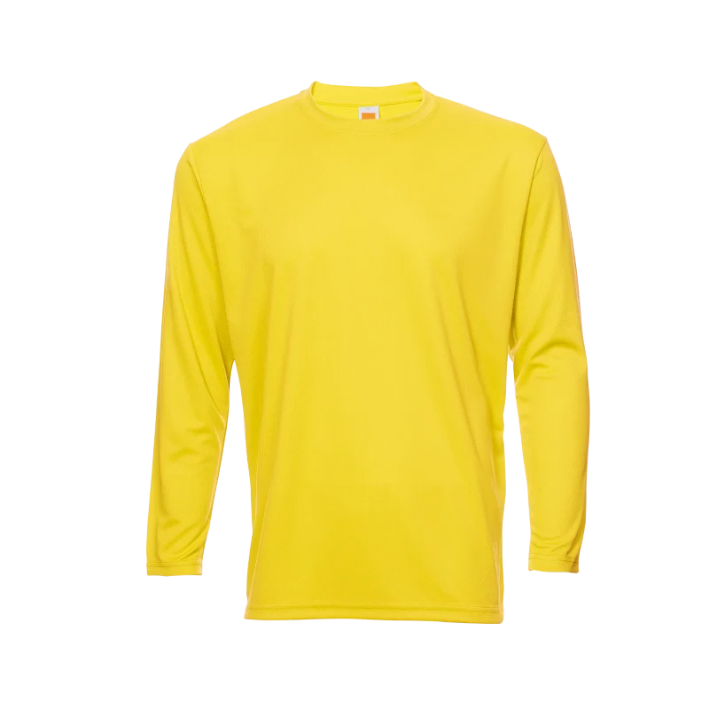 Long Sleeve Quick Dry T-shirt - 160gsm Eyelet (QD54) - Image 54