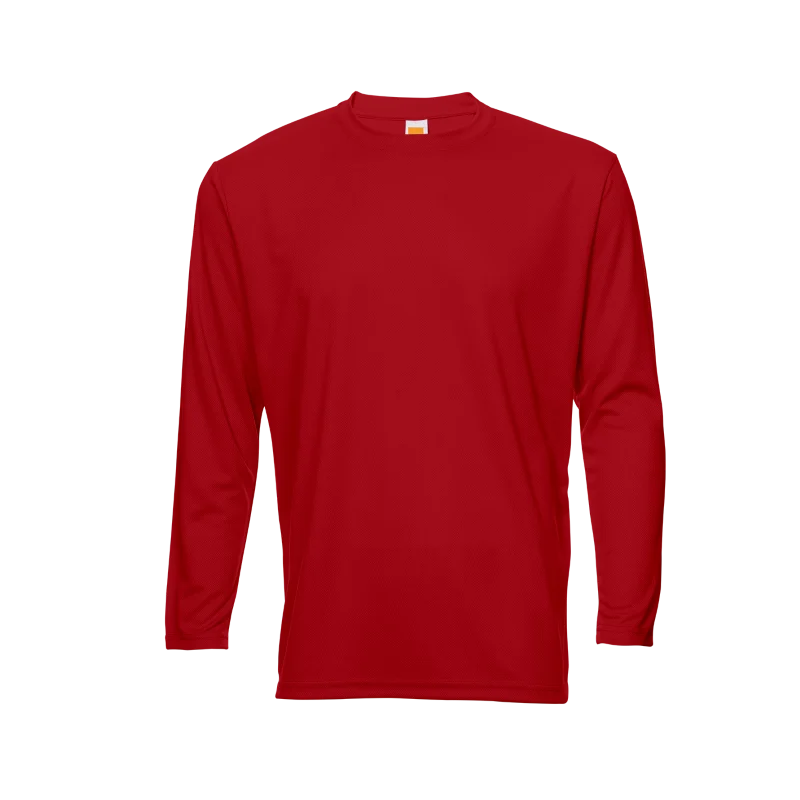 Long Sleeve Quick Dry T-shirt - 160gsm Eyelet (QD54) - Image 53