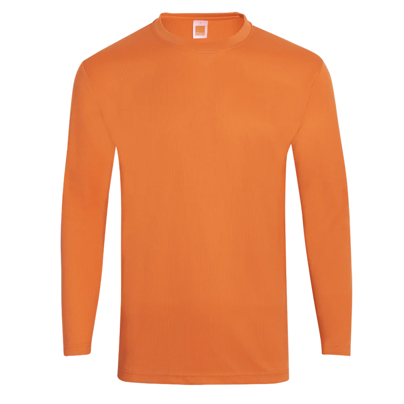 Long Sleeve Quick Dry T-shirt - 160gsm Eyelet (QD54) - Image 7