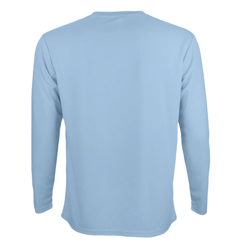 Long Sleeve Quick Dry T-shirt - 160gsm Eyelet (QD54) - Image 10
