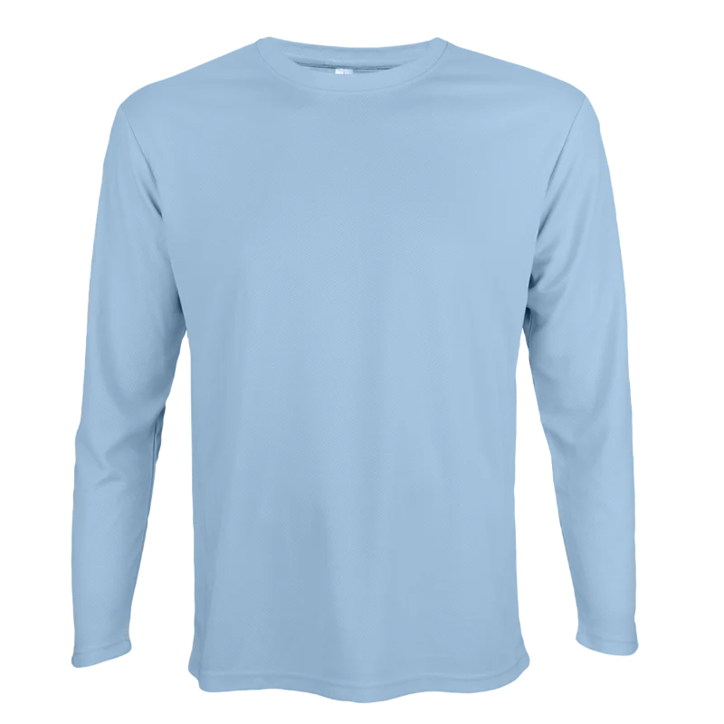 Long Sleeve Quick Dry T-shirt - 160gsm Eyelet (QD54) - Image 9