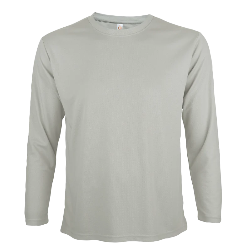 Long Sleeve Quick Dry T-shirt - 160gsm Eyelet (QD54) - Image 48