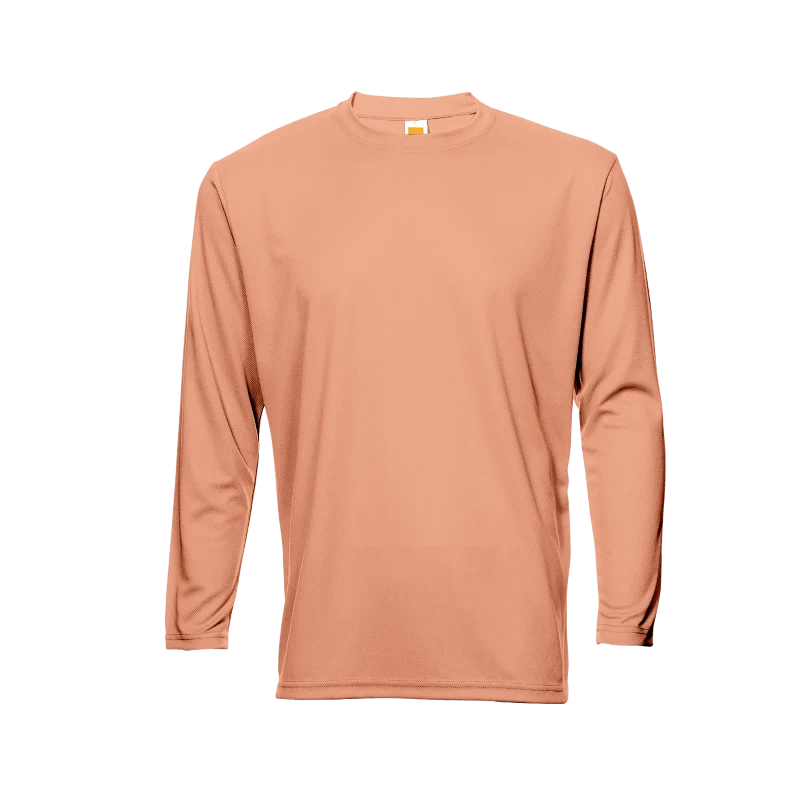 Long Sleeve Quick Dry T-shirt - 160gsm Eyelet (QD54) - Image 24