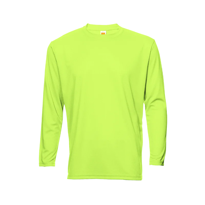 Long Sleeve Quick Dry T-shirt - 160gsm Eyelet (QD54) - Image 18