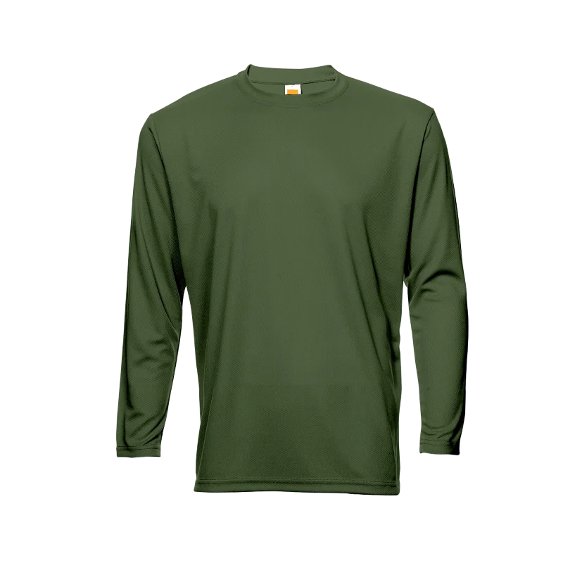 Long Sleeve Quick Dry T-shirt - 160gsm Eyelet (QD54) - Image 16