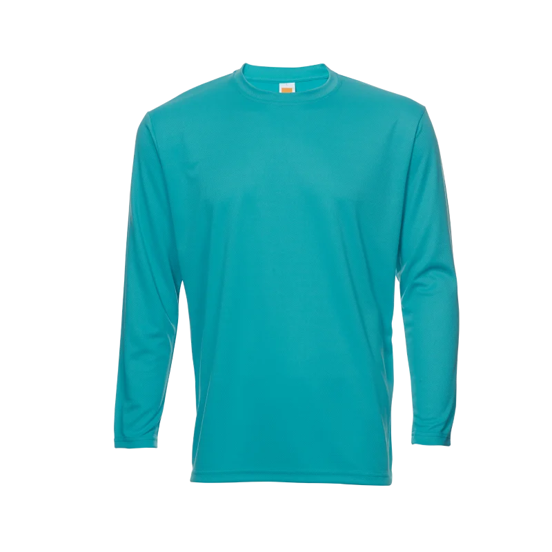 Long Sleeve Quick Dry T-shirt - 160gsm Eyelet (QD54) - Image 37
