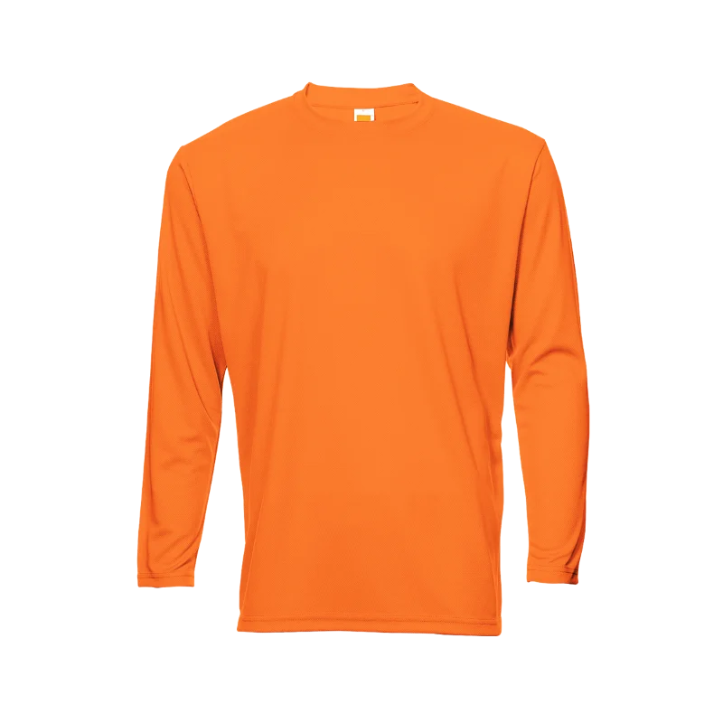 Long Sleeve Quick Dry T-shirt - 160gsm Eyelet (QD54) - Image 14