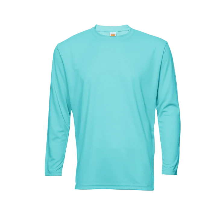 Long Sleeve Quick Dry T-shirt - 160gsm Eyelet (QD54) - Image 35