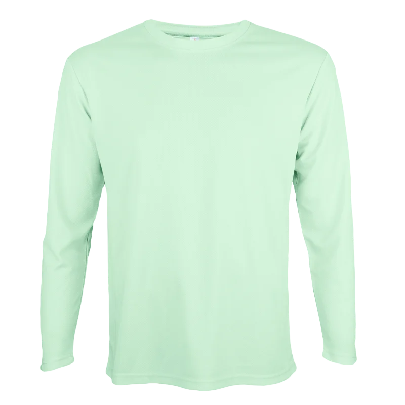 Long Sleeve Quick Dry T-shirt - 160gsm Eyelet (QD54) - Image 29
