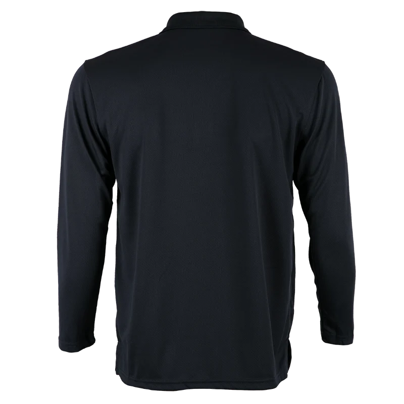 Long Sleeve Quick Dry Polo - 160gsm Eyelet (QD67) - Image 33