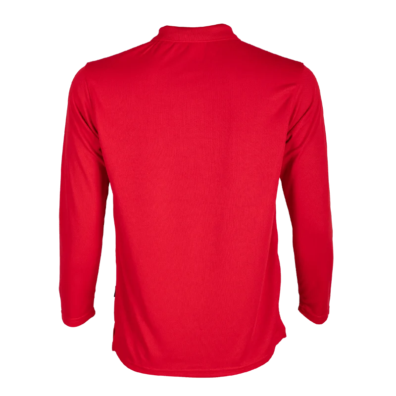 Long Sleeve Quick Dry Polo - 160gsm Eyelet (QD67) - Image 29