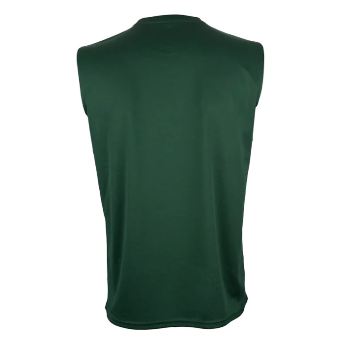 Microfiber Tank Top - 150gsm Mini Eyelet - Green Cotton